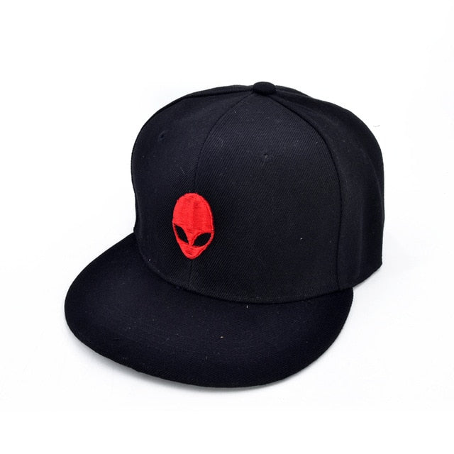 3D Embroidery Cap Alien Pattern