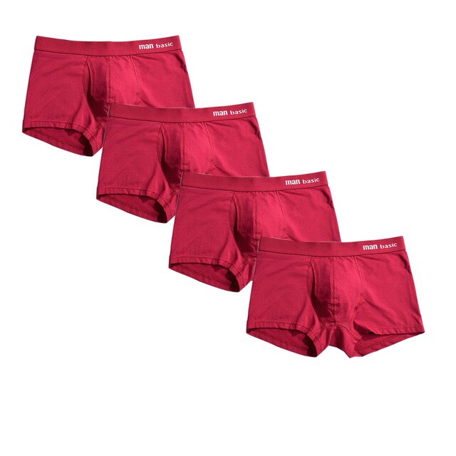 4 pcs/lot Underwear Boxer