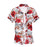 Casual Male Flower Print Beach Holiday Camisa Shirt