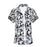 Casual Male Flower Print Beach Holiday Camisa Shirt