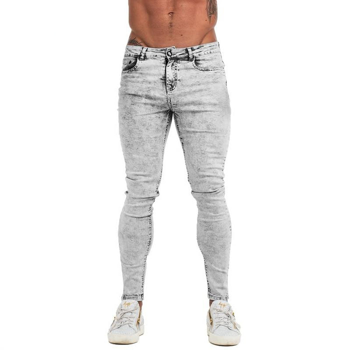 Skinny Jeans Men Light Grey