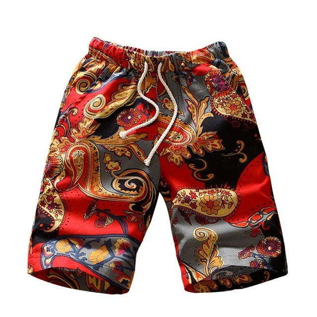 Japanese Harajuku Personality Printed Casual Shorts