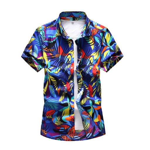 Hawaiian Beach Button Shirt