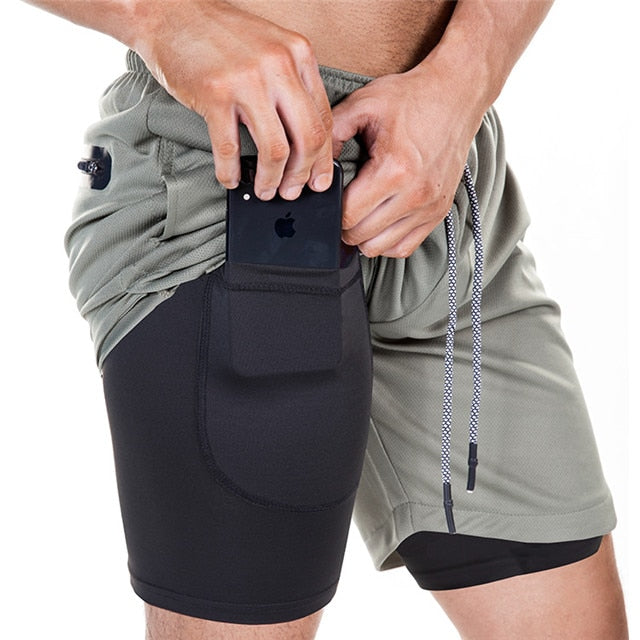 Gyms Fitness Bodybuilding Running Male Shorts