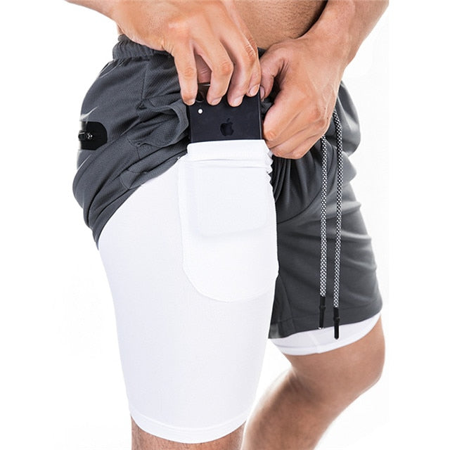 Gyms Fitness Bodybuilding Running Male Shorts