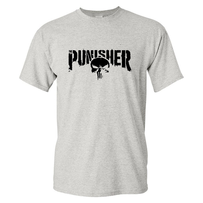 mans Clothing Skull Shirts Printed 100% cotton T Shirt Men T shirt Dark Souls Punisher Men T-shirts Punisher Short sleeve Tee