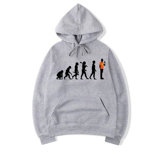 Human evolution hoodie