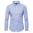 Classic Striped Slim Fit Male Social Shirts